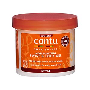 [S&S, AC] $3.98: Cantu Shea Butter For Natural Hair Moisturizing Twist & Lock Gel, 13 Ounce