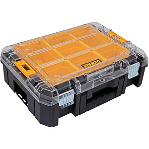$27.98: DEWALT TSTAK Tool Organizer, Small Parts and Screw Organizer Tool Box with Removable Compartments (DWST17805)