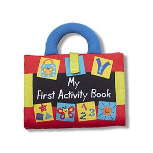 $11.89: Melissa & Doug My First Activity Book 8-Page Soft Book