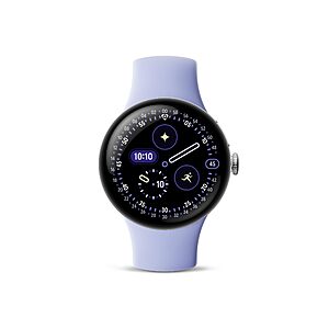 $351.00: Google Pixel Watch 4 (41mm) Android - Polished Silver Aluminum Case - LTE (2025)