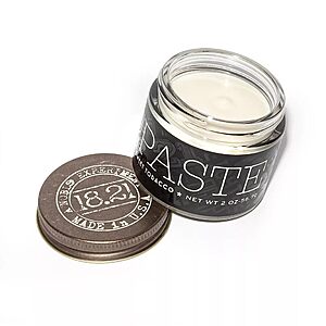 $15.60: 18.21 Man Made Hair Styling Product, 2oz. Original Sweet Tobacco Scent in Paste with Natural Shine Finish @ Amazon