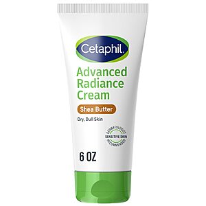 6-Oz Cetaphil Advanced Radiance Cream w/ Shea Butter (Fragrance Free) $5.15 or less w/ S&S