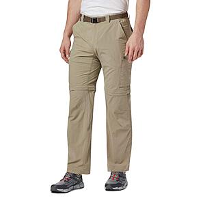 $42.00: Columbia Mens Silver Ridge Convertible Pant, Tusk (Various Sizes 30x28-44x36)