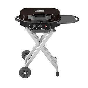 $209.99: Coleman RoadTrip 225 Portable Propane Grill, 2-Burner Gas Grill with Matchless Ignition & Adjustable Temperature Control