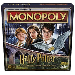 $15.74: Hasbro Gaming Monopoly Harry Potter Edition Board Game (Pok&eacute;mon Edition $12.24)