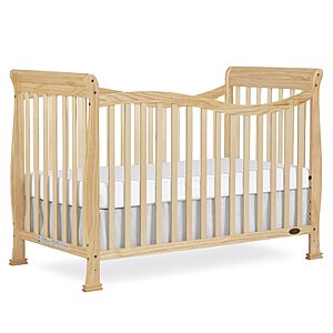 $139.97: Dream On Me Violet 7-in-1 Convertible Full-Size Baby Crib with Toddler, Day & Full Bed Conversion, Natural