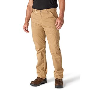 $34.99: Carhartt Men's B324 Washed Twill Relaxed Fit Pant (Dark Khaki, Various Sizes)