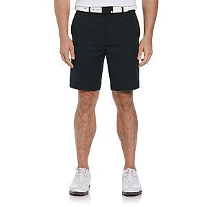 $21.17: PGA TOUR Men's Expandable Flat Front Golf Short, Black (Sizes 32, 36, 40)
