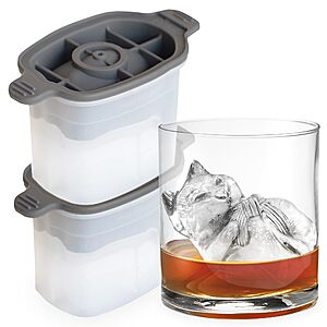$5.99: 2-Pack Tovolo Cat Ice Cube Mold, Large Kitten Ice Molds (Dishwasher Safe, BPA Free)