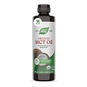 [S&S] $10.19: Nature's Way Organic MCT Oil, Keto & Paleo, 16 Fl Oz