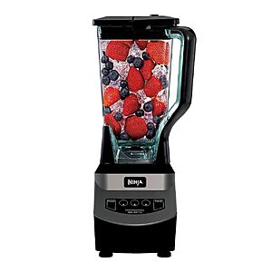 $79.99: Ninja Blender for Smoothies & Shakes, 1000W, 72oz Pitcher, Black (NJ601AMZ)
