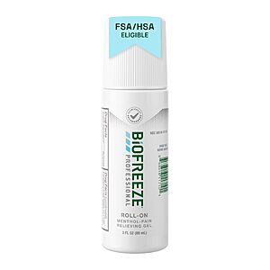 [S&S] $9.49: Biofreeze Professional Pain Relief Roll On, Knee & Lower Back Pain Relief, Roll-On Menthol Gel 3 Fl Oz