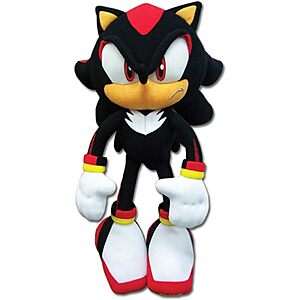 $18.99: Sonic The Hedgehog New_8967 Great Eastern GE-8967 - Shadow Plush, 12" Multicolor