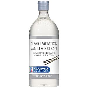 [S&S] $8.25: McCormick Culinary Clear Imitation Vanilla Extract, 32 fl oz