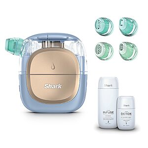 $179.99: Shark FacialPro Glow Hydro-Powered Facial System, Blue (FH310)