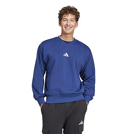 $27.00: adidas mens Essentials Feel Cozy Fleece Sweatshirt (Various Colors/Sizes) at Amazon