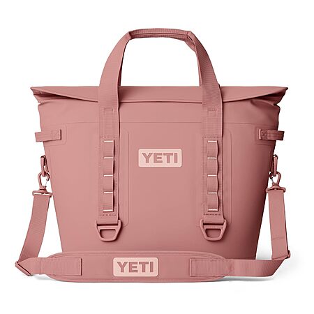 $245.00: YETI Hopper M Series Portable Soft Coolers with MagShield Access, Sandstone Pink
