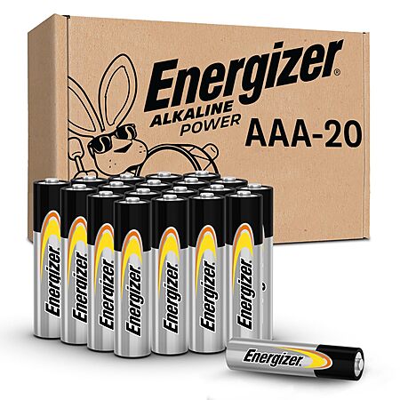 $10.49: Energizer Alkaline Power AAA Batteries, 20 Count