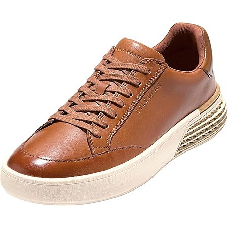 $108.00: Cole Haan Grandpro Halfcourt Skyweave, British Tan or Navy Blazer, Sizes 7-13 at Amazon