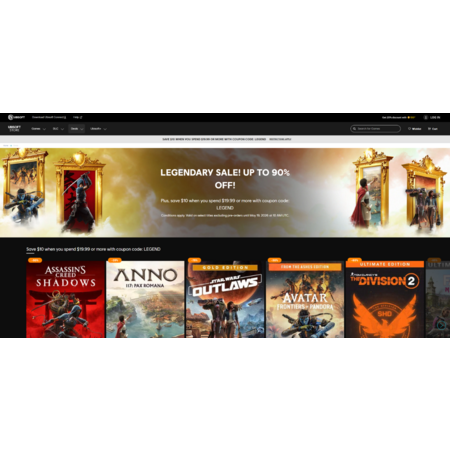 Up to 90% Off Ubisoft PC Games!