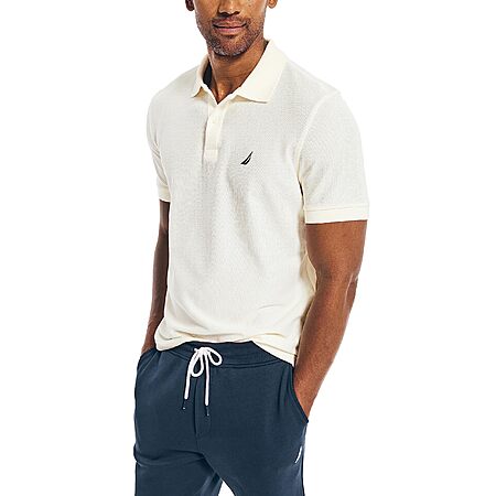 $22-$32: Nautica Men's Short Sleeve Solid Deck Polo Shirt (Various Colors/Sizes XS-3XL) $29.99