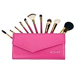urlhasbeenblocked 10 Pcs Makeup Brush Set Cosmetics with Synthetic Leather Case (Rose Red) for $4.54 + FSSS @ Amazon