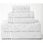 Durrah 6 Piece 100% Cotton Towel Set $23.99 + ship $24
