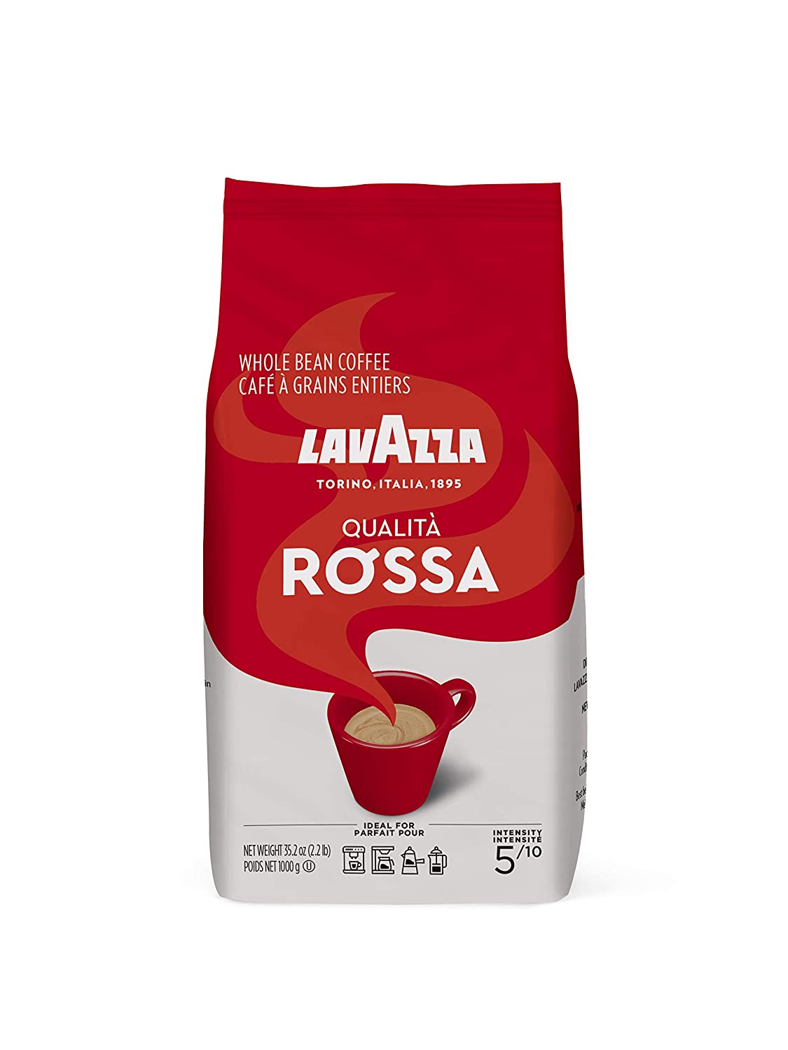 Lavazza Qualita Rossa, Italian Coffee Beans Expresso, 2.2lb $11.04