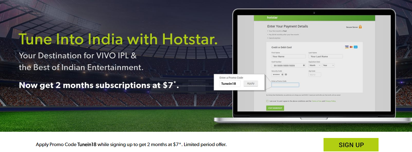 HOTSTAR Vivo IPL $7