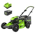 21" Greenworks Pro 80V Brushless Push Lawn Mower w/ 4Ah Battery + Charger $348 + Free Shipping