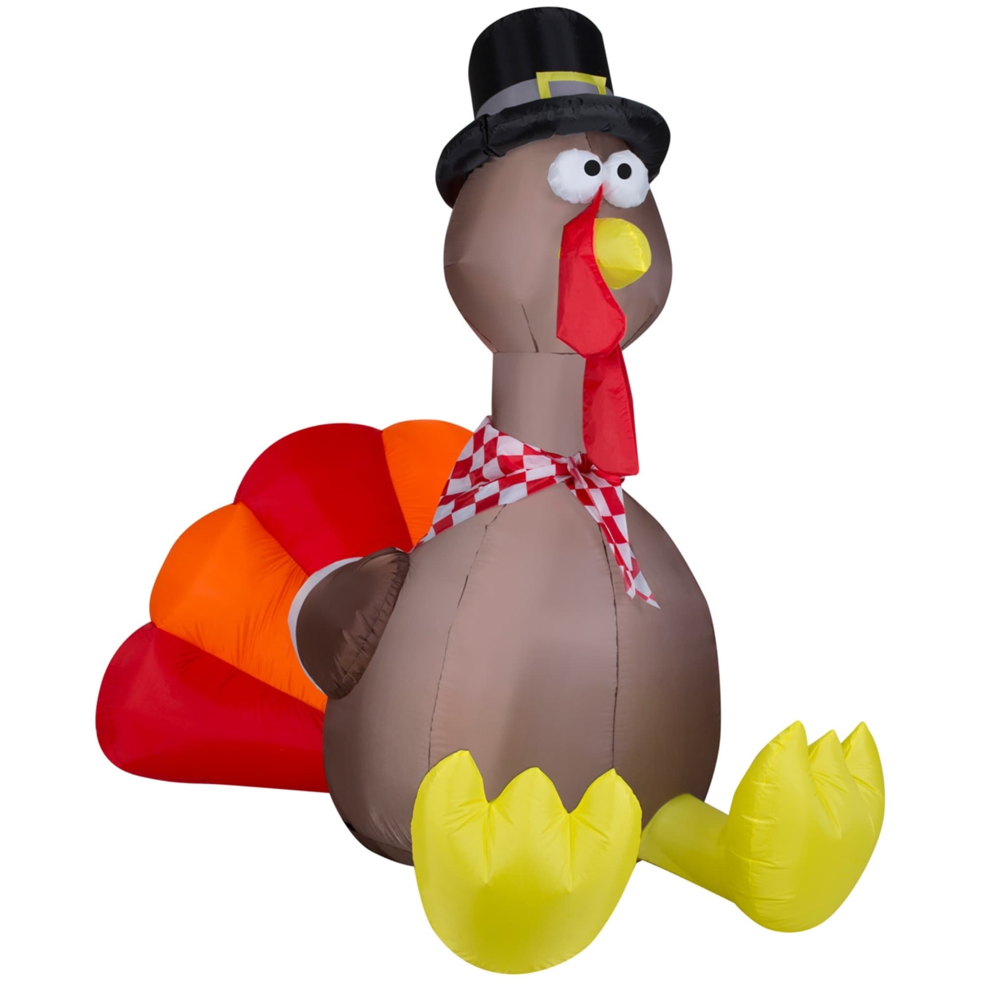 Inflatable Thanksgiving Pilgrim Turkey Decoration ...