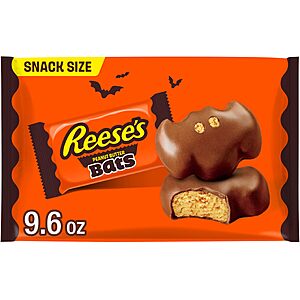 Amazon Fresh - Reese's Milk Chocolate Peanut Butter Snack Size Bats Halloween Candy 9.6 oz - $0.69 - YMMV