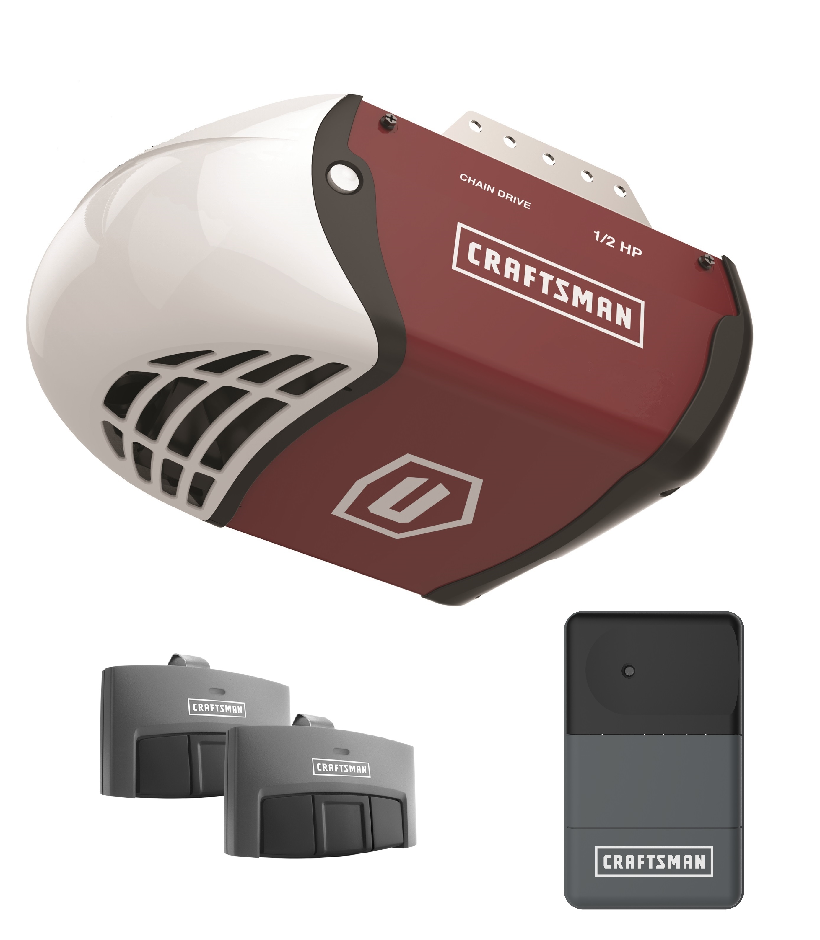 Sears Craftsman 1 2 Hp Chain Drive Garage Door Opener 125 99