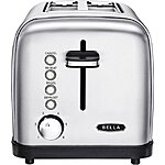 Bella Classics 2-Slice Wide Slot Toaster Stainless Steel $14.99 Best Buy 24 Hour Sale