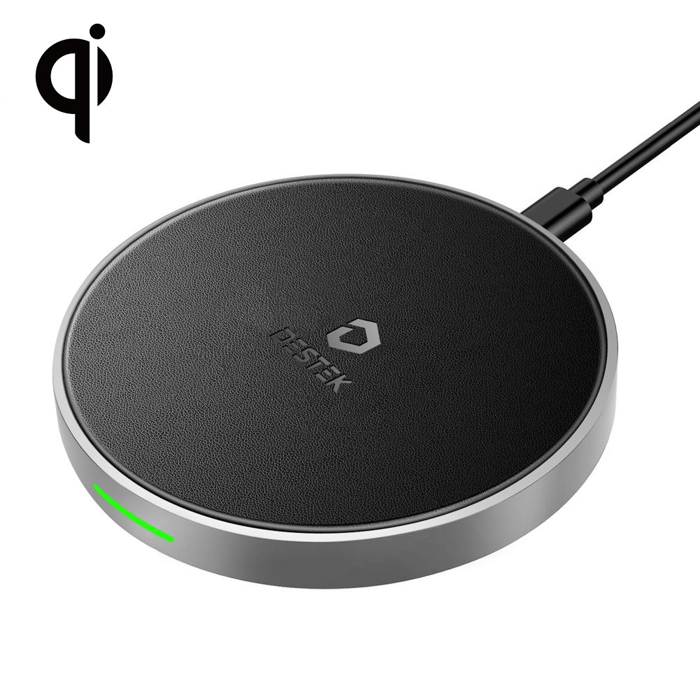 DESTEK Fast Wireless Charger for iPhone X/Xs/8 Samsung S9/Note 9 8/S8 and All Qi-Enabled Phones $7.79 @Amazon