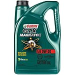 QTY TWO Castrol GTX MAGNATEC Full Synthetic 0w20 Motor Oil  5 Qts -  $36.92