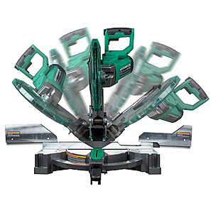 Hitachi sliding compound miter saw costco best sale