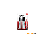 5 Count Sharpie Permanent Marker, Fine Point, Black, $4.63 with Amazon S&amp;S - $4.63