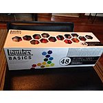 Liquitex BASICS Acrylic Paint Tube 48-Piece Set for $33.19 at amazon