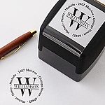 Namely Yours Self-Inking Address Stamper for $18.70 @Personalization Mall