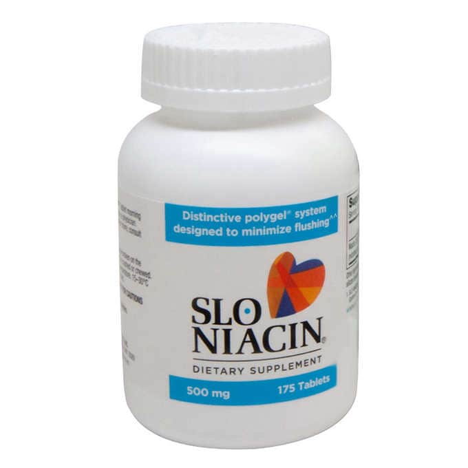 Slo-Niacin 500mg, 175 tablets $15.99