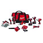Milwaukee M18 18-Volt Lithium-Ion Cordless 9 Tool Combo Kit Model # 2695-29 $539.10 free shipping from Home Depot