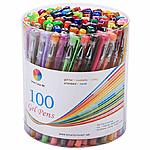 Smart Color Art 100 Colors Gel Pens Set for Adult Coloring Books Drawing Painting Writing $12.74