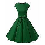 Dressystar Women Vintage 1950s Retro Prom Dresses (Army Green or Coral) $20.77 + Free Shipping