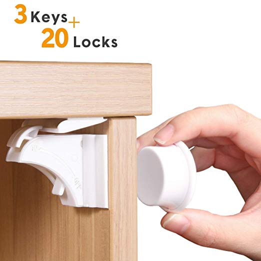 Magnetic Child Safety Cabinet Locks For Cabinets Drawers 20