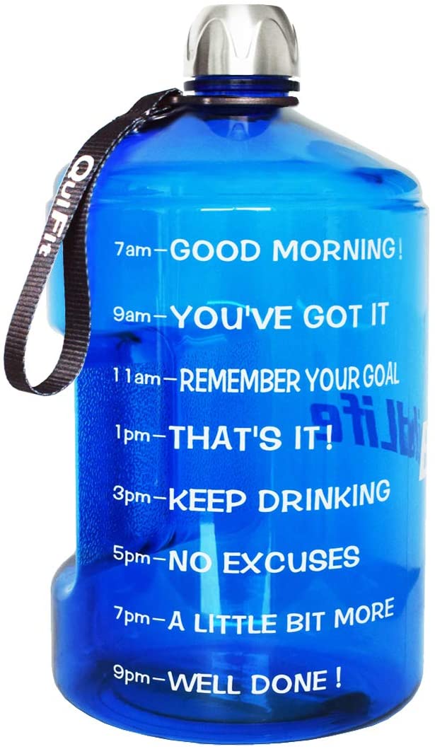 43 oz Motivational Water Bottle with Time Marker & Handle $7.48 + FSSS