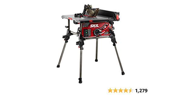 SKIL 15 Amp 10 Inch Portable Jobsite Table Saw with Folding Stand- TS6307-00 $299 - $299