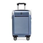 Travelpro Platinum Elite Hardside Expandable Spinner Wheel Luggage TSA Lock Hard Shell Polycarbonate Suitcase, Dark Sky Blue, Compact Carry On 20-Inch $242.16