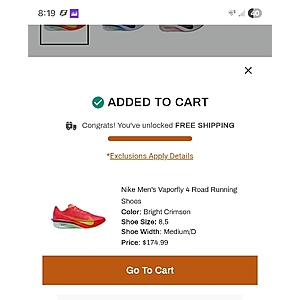 Nike Men's Vaporfly 4 Road Running Shoes
Men's Running Shoes
Nike Men's Vaporfly 4 Road Running Shoes $175