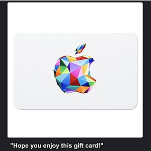 Starting Nov 28 $100 Apple Gift Card + $15 Amazon Credit $100